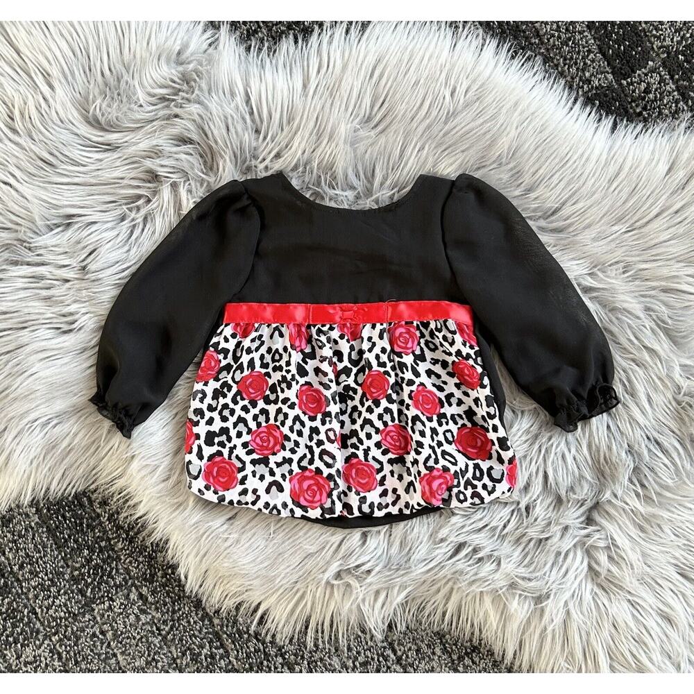 Healthtex Chiffon‎ Floral Blouse Size 12month